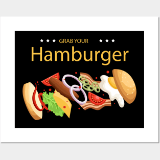 Grab Your Hamburger Posters and Art